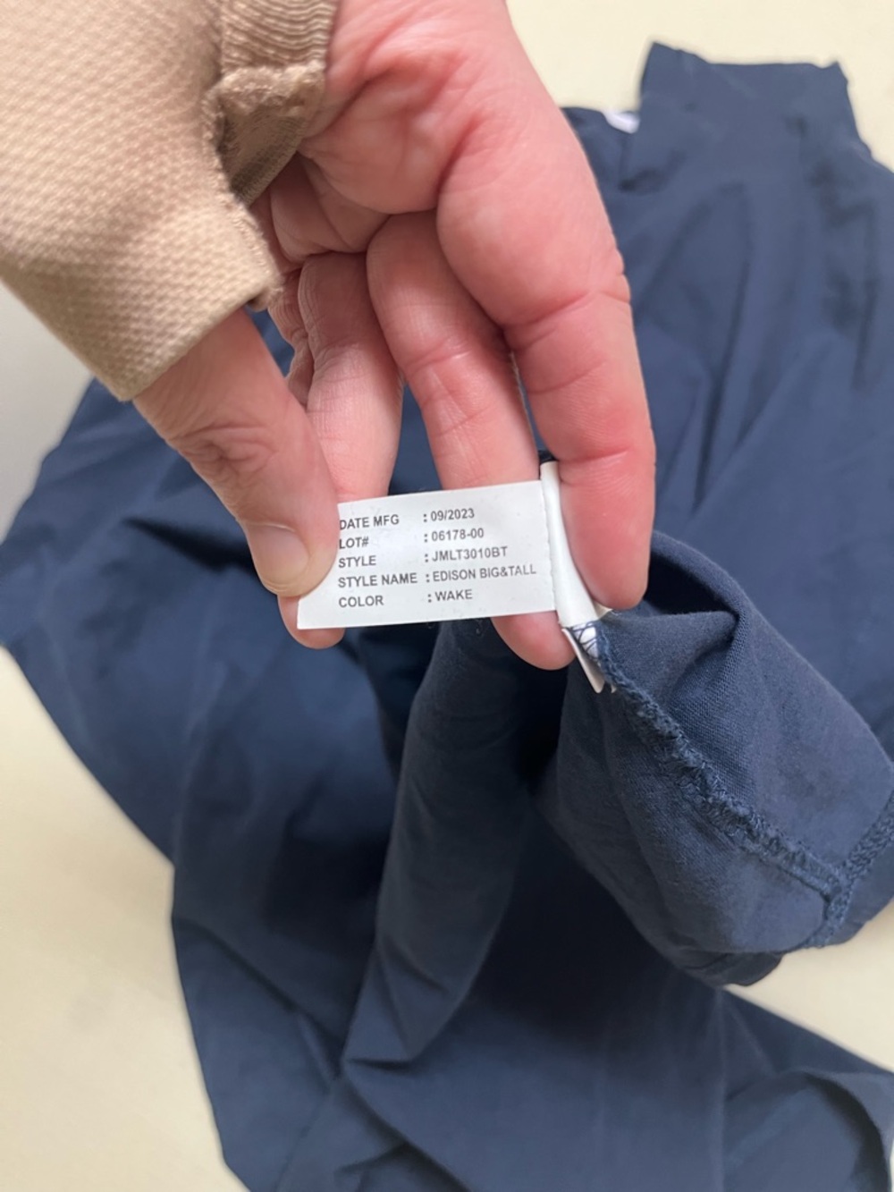 Johnnie O 2X Edison big and tall wake hooded tee - Picture 7 of 12